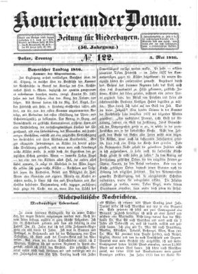 Kourier an der Donau (Donau-Zeitung) Sonntag 3. Mai 1846