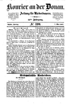 Kourier an der Donau (Donau-Zeitung) Freitag 7. Mai 1847