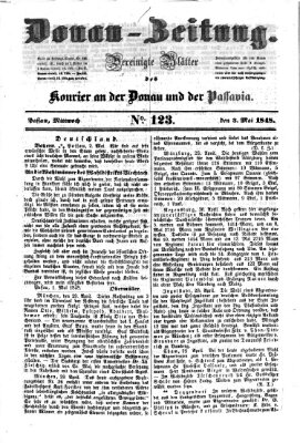 Donau-Zeitung Mittwoch 3. Mai 1848
