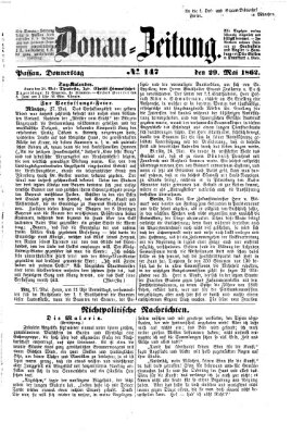 Donau-Zeitung Donnerstag 29. Mai 1862