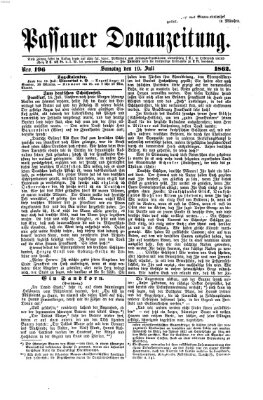 Donau-Zeitung Samstag 19. Juli 1862