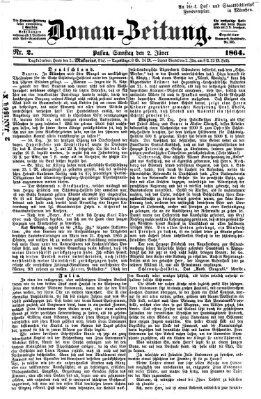 Donau-Zeitung Samstag 2. Januar 1864