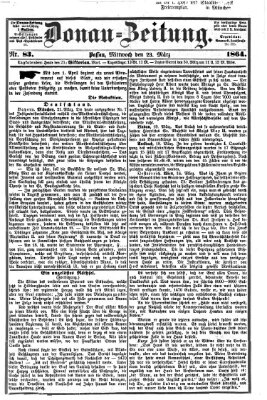 Donau-Zeitung Mittwoch 23. März 1864