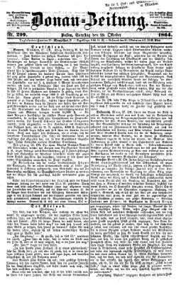 Donau-Zeitung Samstag 29. Oktober 1864