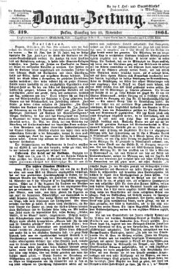 Donau-Zeitung Samstag 19. November 1864
