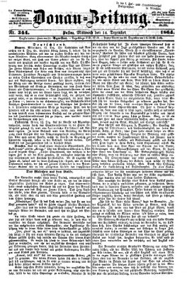 Donau-Zeitung Mittwoch 14. Dezember 1864