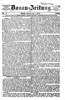 Donau-Zeitung Montag 1. Januar 1866