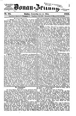 Donau-Zeitung Donnerstag 15. März 1866