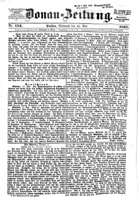 Donau-Zeitung Mittwoch 16. Mai 1866