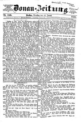 Donau-Zeitung Dienstag 12. Juni 1866