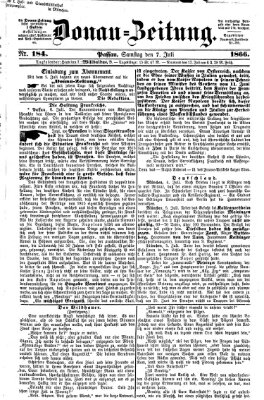 Donau-Zeitung Samstag 7. Juli 1866