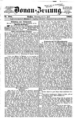 Donau-Zeitung Sonntag 8. Juli 1866