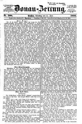 Donau-Zeitung Dienstag 31. Juli 1866