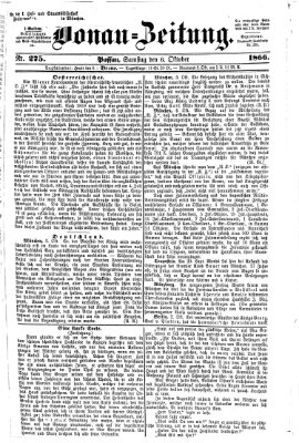 Donau-Zeitung Samstag 6. Oktober 1866
