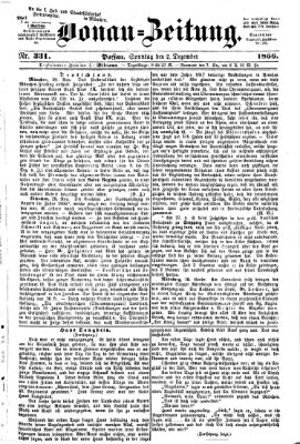 Donau-Zeitung Sonntag 2. Dezember 1866