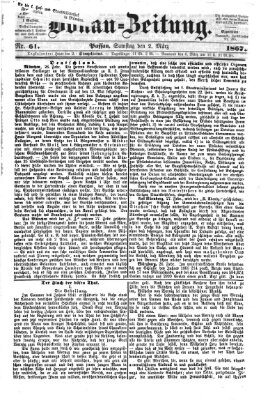 Donau-Zeitung Samstag 2. März 1867