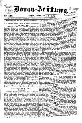 Donau-Zeitung Freitag 24. Mai 1867