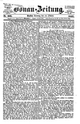 Donau-Zeitung Sonntag 13. Oktober 1867