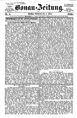 Donau-Zeitung Mittwoch 8. Januar 1868