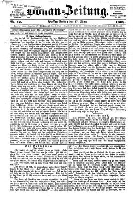 Donau-Zeitung Freitag 17. Januar 1868