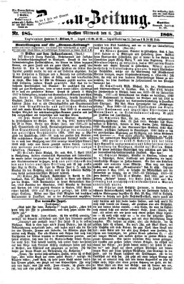 Donau-Zeitung Mittwoch 8. Juli 1868