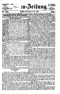 Donau-Zeitung Mittwoch 29. Juli 1868