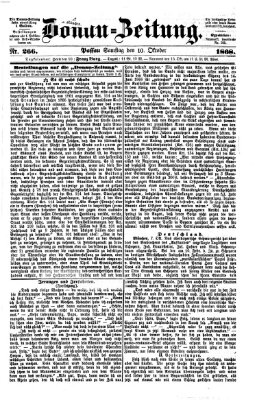 Donau-Zeitung Samstag 10. Oktober 1868