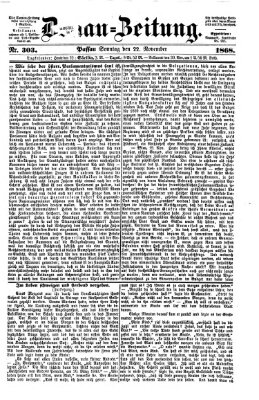 Donau-Zeitung Sonntag 22. November 1868