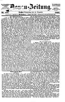 Donau-Zeitung Donnerstag 10. Dezember 1868
