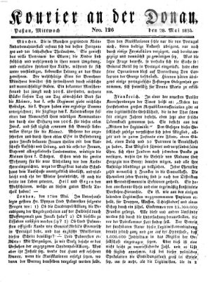 Kourier an der Donau (Donau-Zeitung) Mittwoch 28. Mai 1834