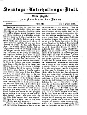 Kourier an der Donau (Donau-Zeitung) Sonntag 5. Juni 1836