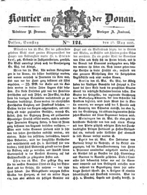 Kourier an der Donau (Donau-Zeitung) Samstag 27. Mai 1837