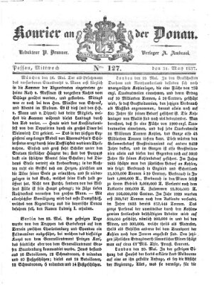 Kourier an der Donau (Donau-Zeitung) Mittwoch 31. Mai 1837