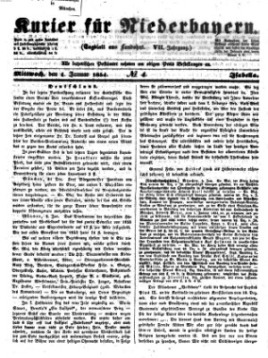 Kurier für Niederbayern Mittwoch 4. Januar 1854