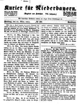Kurier für Niederbayern Freitag 31. März 1854