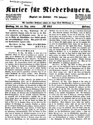 Kurier für Niederbayern Freitag 18. August 1854