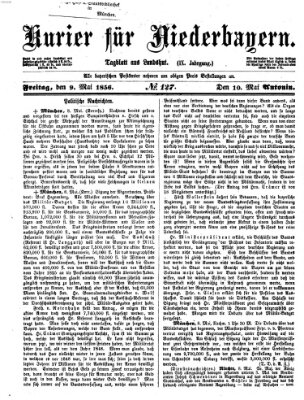 Kurier für Niederbayern Freitag 9. Mai 1856