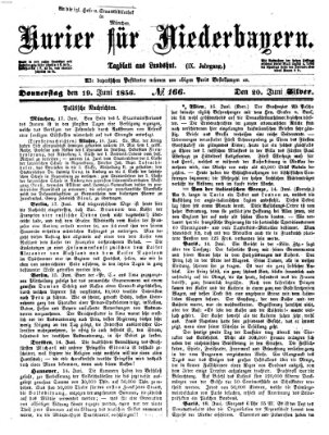 Kurier für Niederbayern Donnerstag 19. Juni 1856