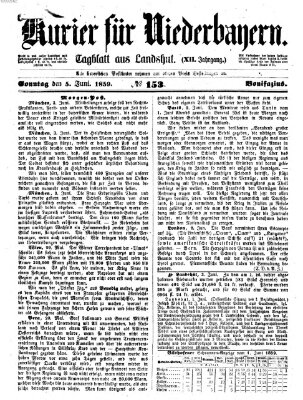 Kurier für Niederbayern Sonntag 5. Juni 1859