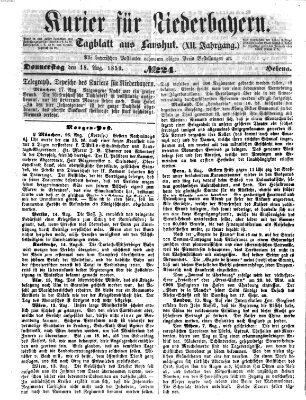 Kurier für Niederbayern Donnerstag 18. August 1859