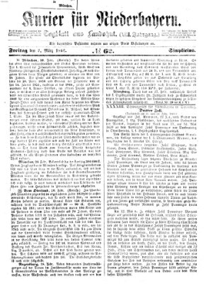 Kurier für Niederbayern Freitag 2. März 1860