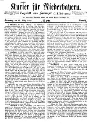 Kurier für Niederbayern Sonntag 18. März 1860