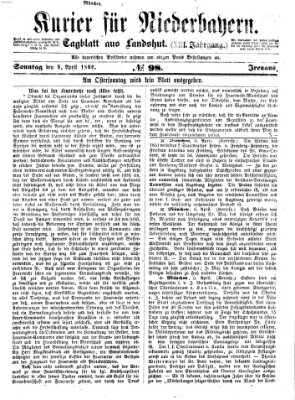 Kurier für Niederbayern Sonntag 8. April 1860
