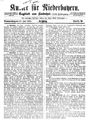 Kurier für Niederbayern Donnerstag 28. Juni 1860