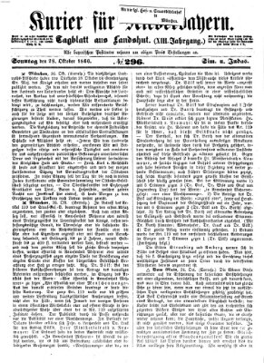 Kurier für Niederbayern Sonntag 28. Oktober 1860