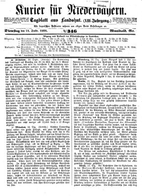 Kurier für Niederbayern Dienstag 18. Dezember 1860