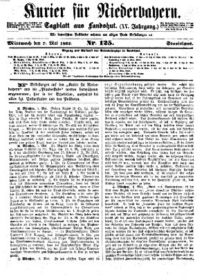 Kurier für Niederbayern Mittwoch 7. Mai 1862