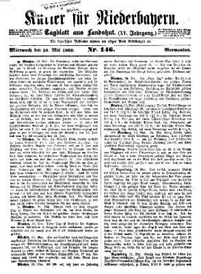 Kurier für Niederbayern Mittwoch 28. Mai 1862