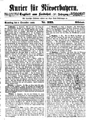 Kurier für Niederbayern Samstag 6. Dezember 1862