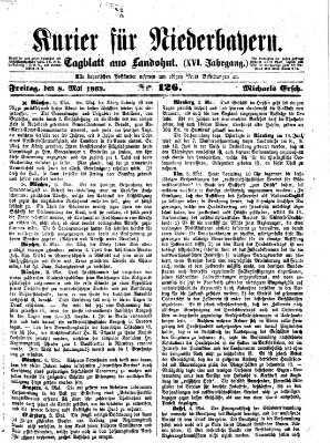 Kurier für Niederbayern Freitag 8. Mai 1863